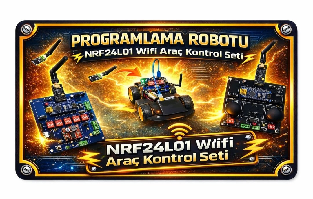 Wifi Kontrollü 4WD Araç Kontrol Seti